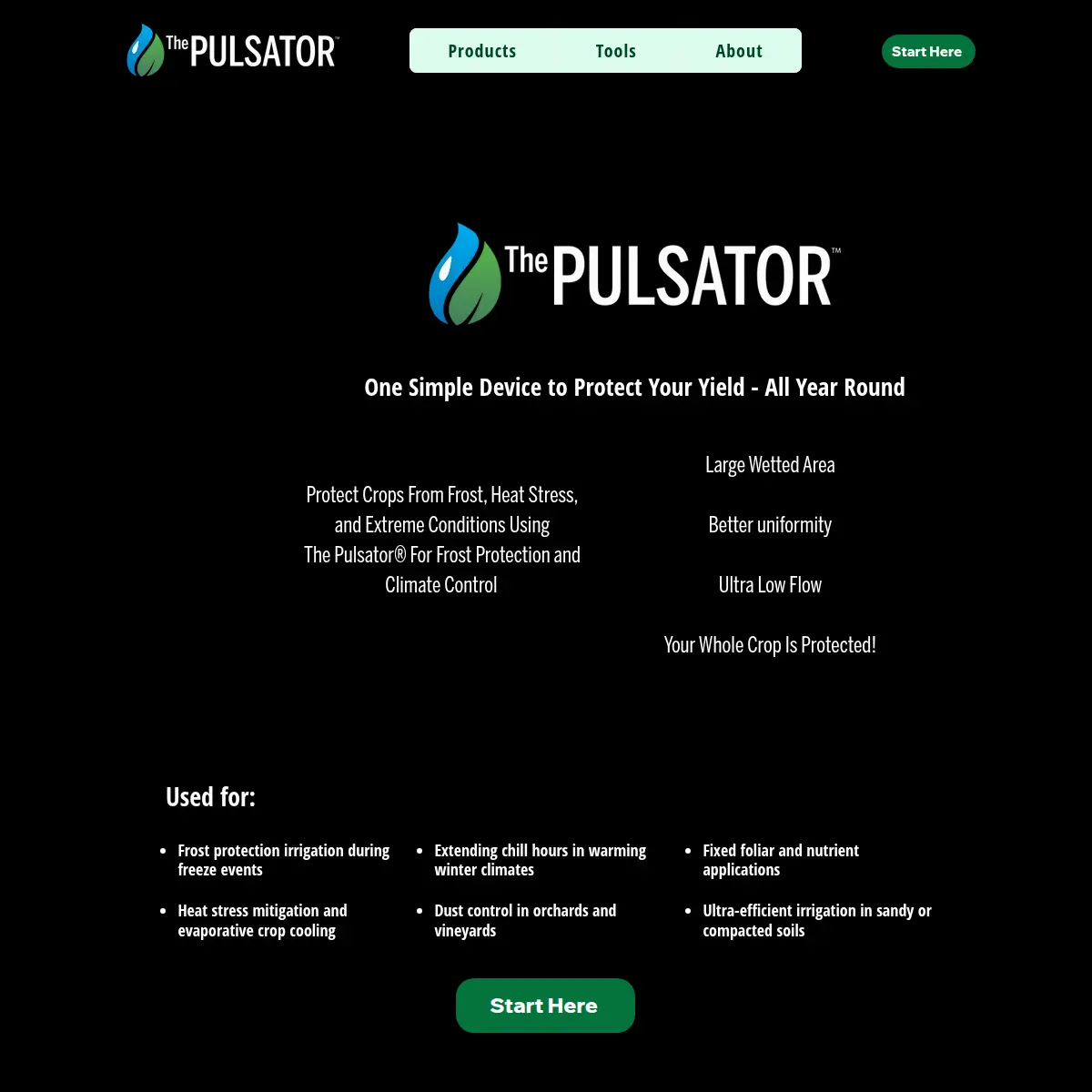 Preview of The Pulsator website